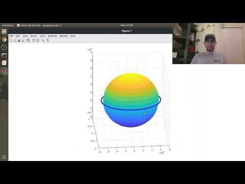 MATLAB Help - Translational Orbit Dynamics for a Low Earth Satellite using ode45