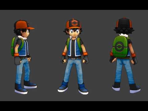 Ash Ketchum (Legacy Design) – Character Model Showcase