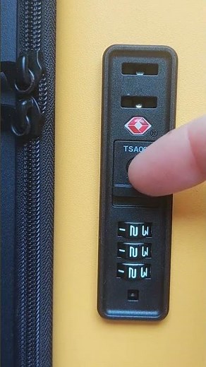 Reset Luggage Lock #luggage #level8