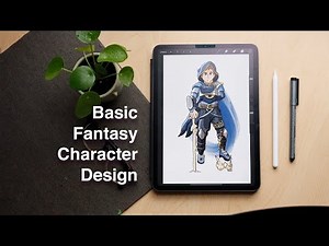 How to draw: Basic Fantasy Character Design!