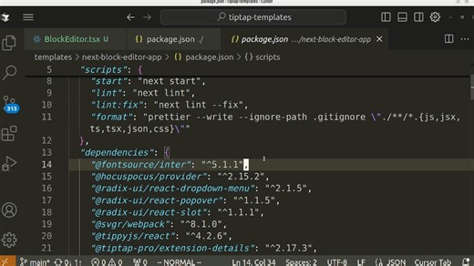 Tiptap Editor For React and NextJS- Advanced Quick Start Tutorial