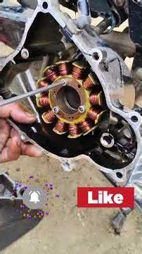 pulsar 150cc magnet coil assembly✅ #short #shortvideo #uoloadshorts #youtubeshort #viralvideo 😱👍