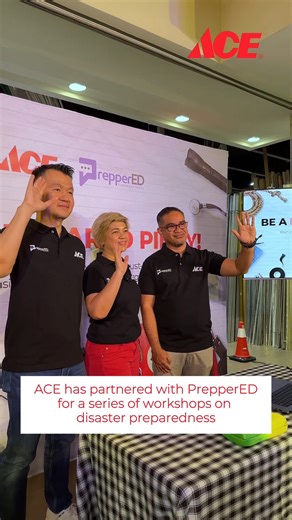 14K views · 85 reactions | Stay prepared with ACE!  We kicked off Be A Prepared Pinoy! with Prepper ED at ACE SM North EDSA — sharing lifesaving tips, must-have gear, and fun games on emergency readiness. Catch the next run on Sept 27 at ACE Festival Mall! #ACEHardwarePH #ACEHelpful | ACE Hardware Philippines | Facebook