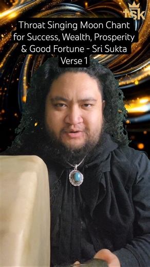 Throat Singing Moon Chant for Success, Wealth, Prosperity & Good Fortune - Sri Sukta Verse 1