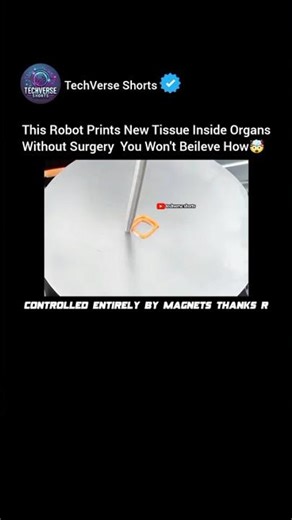 This Soft Robot Prints New Organs From The Inside 👀#shorts#engineering
