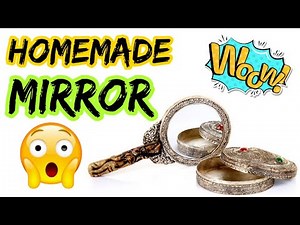 How to make mirror at home || Homemade mirror || diy mirror || mirror making || mirror ||Sajal's Art