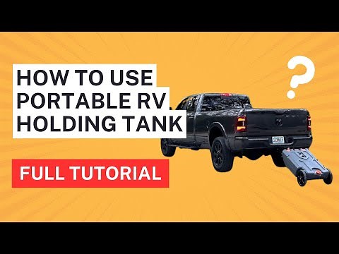 How to Use a Portable RV Dump Tank | Camco Rhino Tote Tank Tutorial