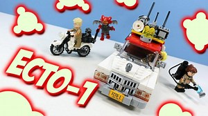 Lego Ghostbusters 2016 Movie Ecto-1 & 2 Spooky Speed Build Review
