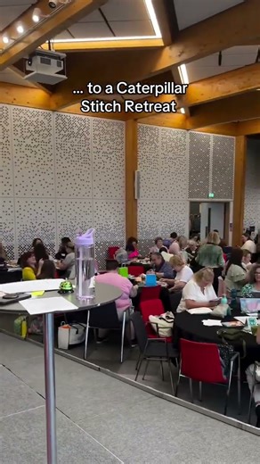 Wishing we were still here! #crossstitch #retreat