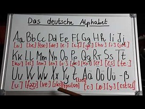 Deutsch: Aussprache Alphabet