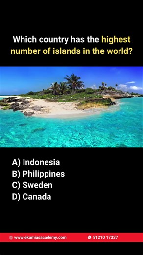 🌍🏝️which country has the highest number of islands in the world? 🤔