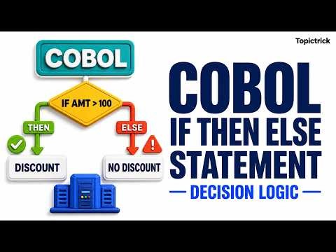 COBOL IF THEN ELSE Statement Explained | COBOL Tutorial
