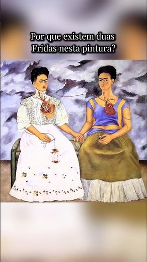 Por Que Existe Duas Fridas Nesta Pintura? #arte #pintura
