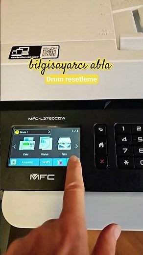 Drum resetleme (sıfırlama) #brother #mfc #3750 #drum #reset #sıfırlama #sarfmalzemesi #nasılyapılır