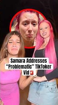 Samara Addresses “Problematic” TikToker Vid #shorts #samaraispink #jennypopach