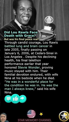 Did Lou Rawls Face Death with Grace?