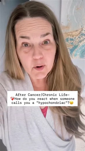 😠Someone called me a hypochondriac recently. And honestly? It hit a nerve—not because I care what they think, but because so many of us with chronic illnesses get treated that way all the time.😤 🌟When you’ve spent years fighting to be believed—by doctors, by family, by friends—it’s infuriating to be dismissed like your symptoms are “in your head.” 🗣️So yes, I did respond. I told them about my breast cancer, the chemo, the 15 surgeries, the genetic mutation, the chronic illnesses that followe