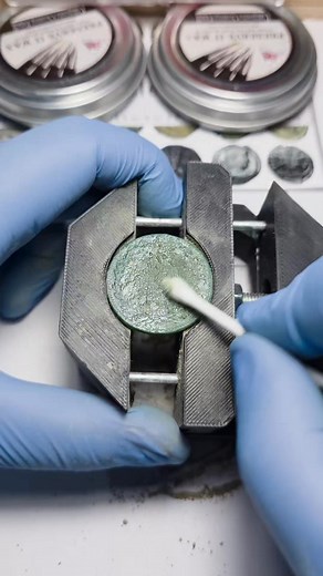 256K views · 971 reactions | Verdeață Încăpățânată pe Monedă de 10 Bani 1867 | Ce Încerc Data Viitoare? | Davos Tiberius | Facebook