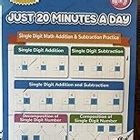 Addition and Subtraction Workbook Double Digit Math Problem Workbook for 1st Grade 2nd Grade 3rd Graders, Addition&Subtraction Worksheets for Ages 5-9, Math Repetition Exercise Daily, 56 Pages