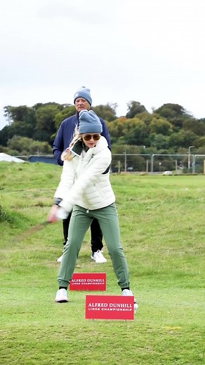 Kathryn Newton's Debut at Dunhill Links Tournament