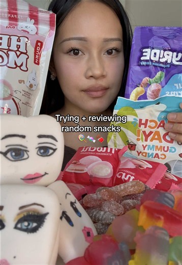 Trying and Reviewing Random Snacks: Candy Mukbang & Mini Reviews