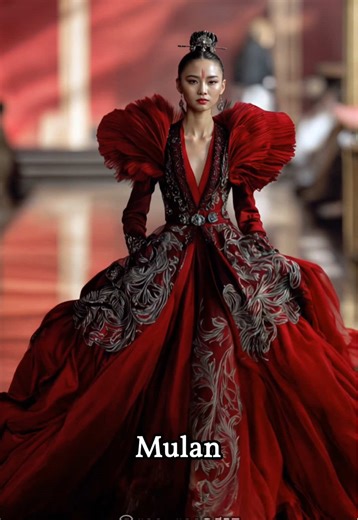 Disney Princess Fashion Show Featuring AI Art