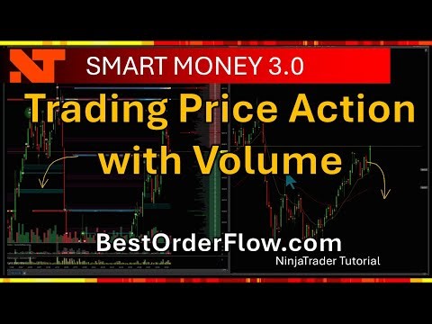 Price Action Trading with Volume Smart Money NinjaTrader Tutorial live https://bestorderflow.com