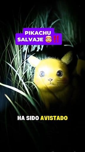 Pikachu salvaje captado en cámara 🤯📣 ⚡ #pokemon #parati #anime #latinoamerica #IA | Mundo Animado Inc