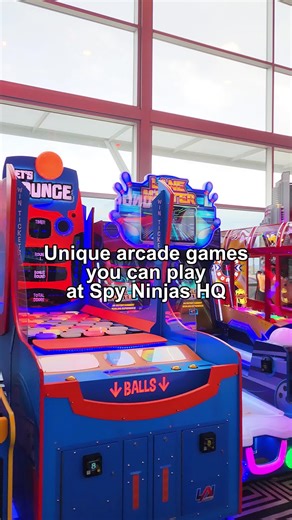 Unique Arcade Games at Spy Ninjas HQ