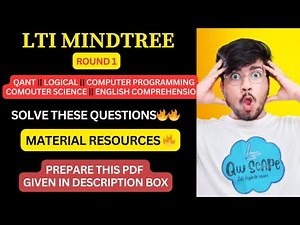 LTI Mindtree online assessment resources | LTI Mindtree online assessment questions #mindtreehiring