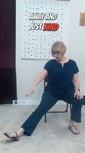 Beginner Chair Tai Chi 🦵 Calf Pump for Better Glucose Control #shorts #taichishorts