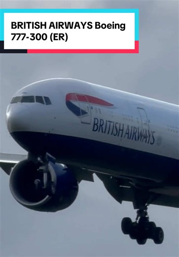 British Airways Boeing 777-300 (ER) landing 🛬 @Heathrow Airport | Runway|09L | REG. G-STBO | Flight: BA286 B77W | From: SFO San Francisco, USA 🇺🇸 to LHR London, United Kingdom 🇬🇧 | #fyp #viral #boeing #planespotting #aviation