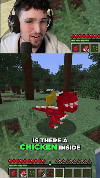 Red Minecraft Chicken?