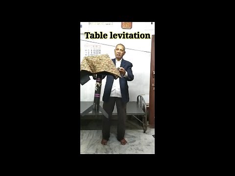 Floating table magic trick and tutorial | Table levitation magic