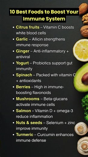 10 Best Foods to Boost Your Immune System