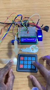 DIY Safe using Arduino , LCD Display, Fingerprint scanner, 4*3 Keypad #arduino #engineering #electronics #arduinoproject #electricalengineer #arduinobeginner #programming #electrical #uploadideaswithitamar | Upload Ideas with Itamar