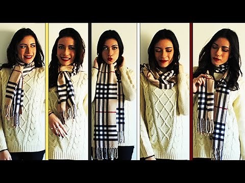 5 Ways To Wear A Cashmere Scarf - MoonCats Review | MakeupAndArtFreak