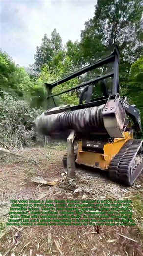 Total Destruction John Deere Mulcher Shred Trees in Second: Ultimate Forestry Mulching Compilation