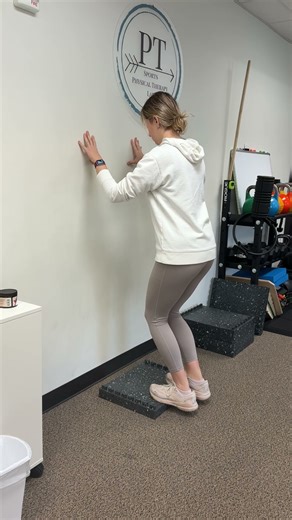 Calf Stretch on Step