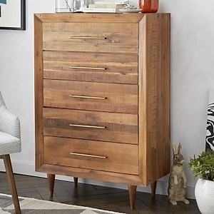 Alexa Reclaimed Wood 5-Drawer Dresser (34")