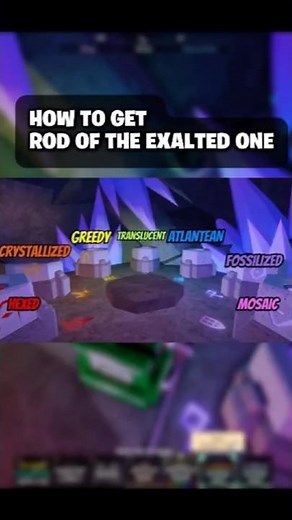 How to get rod of the exalted one #roblox #fisch