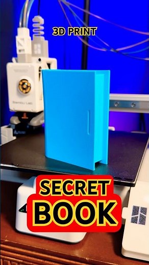 This 3D Printed Book Has a Secret 📕👀