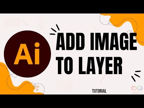 How to add an image to a layer in Illustrator