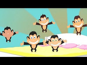 Five Little Monkeys | Nursery Rhymes | Baby Songs