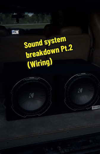 Sound System Breakdown Part 2: Wiring Insights