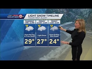 Area under Winter Weather Advisory, snow expected to start Thursday evening