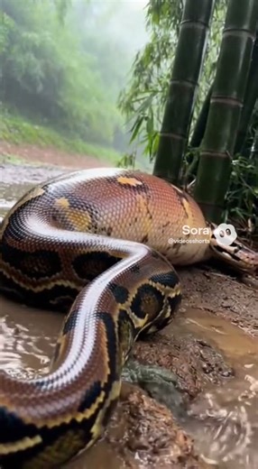 The World’s Most Powerful Python Snake – Giant Strength, Silent Hunter in the Wild #PythonSnake