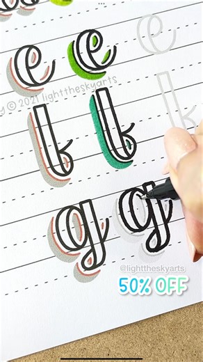 Chainapa on Instagram: "❤️ Loved by hand lettering enthusiasts everywhere, the Panda worksheets make your g and h shine with shadows, script, and style — no wonder so many adore them! Don’t wait too long to grab your set. . 🐼 Learn 2 types of shadows — left & right in faux calligraphy 🐼 Practice lowercase, uppercase, and script letters 🐼 Includes practice words for smooth flow 🐼 Perfect for both right & left-handed writers 🐼 Great for beginners and experienced hand letterers 🐼 Available fo