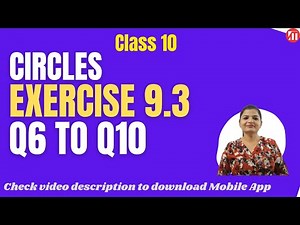 Ex 9.3 Q6 to Q10 NCERT EXEMPLAR | Circles | Class 10 NCERT Maths | By Rashmi Sharma