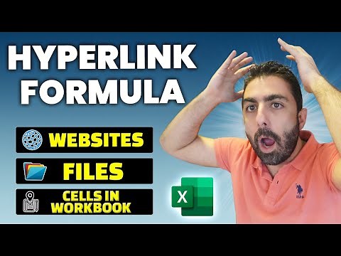 Excel Formula to Create Hyperlink 🔗 in Cell - Websites🌐, Files📁, Workbook Navigation🧭!